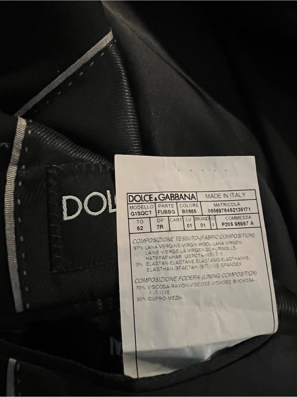 Dolce & Gabbana Navy Blue Single-Breasted Suit - Picture 8 of 9